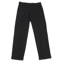 コムデギャルソン オムCOMME des GARCONS HOMME ウールギャバテーパードパンツ 黒XSのサムネイル