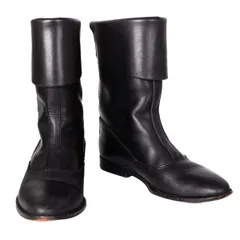 コムデギャルソンCOMME des GARCONS 切替デザインレザーブーツ 黒22のサムネイル