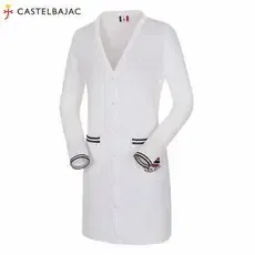 レディース S カステルバジャック(CASTELBAJAC) リネン ロング カーディガン@806のサムネイル