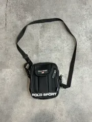90s ポロ ラルフローレン ポロ スポーツ クロスバック ブラックのサムネイル