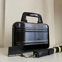 USA製 ZERO HALLIBURTON ゼロハリバートン ブラック ミニサイズ 2way アタッシュケース ハンドバッグ ショルダーバッグ タグ・鍵付き 男女兼用のサムネイル