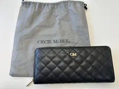 R【中古】☆平成レトロ☆CECIL McBEE セシルマクビー 長財布 キルティング ブラック 黒のサムネイル