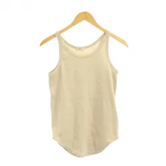 クラネ CLANE BASIC RIB TANK TOPS タンクトップ 2 ベージュ 無地 ラウンドネック /JP10のサムネイル