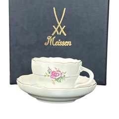1級品・箱付】マイセン ピンクローズ シューオーナメント 小物入れ