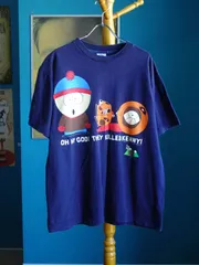 90s SOUTH PARK S/S Tee サウスパーク Tシャツ キャラクター ネイビーのサムネイル