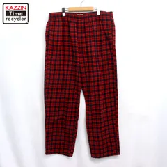 00s L.L.Bean チェック柄 パジャマ イージーパンツ メンズ 表記XLサイズのサムネイル