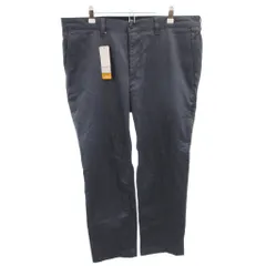 ランズエンド LANDS' END タグ付き スラックス パンツ 91 グレー 紺 ネイビー テーパード 無地 フルレングス /TL ■ECF007のサムネイル