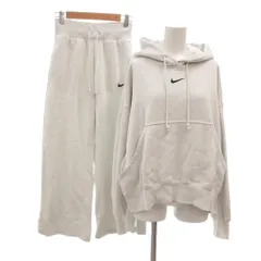 ナイキ NIKE セットアップ パーカー パンツ M 白 ホワイト ロゴ 刺繍 長袖 フード /SC ■ECF007のサムネイル
