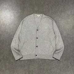 AIGLE Cardigan Wool エーグル 長袖 カーディガン セーター Vネック ウール グレー 薄手 メンズ Lのサムネイル