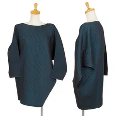 イッセイミヤケISSEY MIYAKE ドルマンスリーブチュニック 紺M位のサムネイル