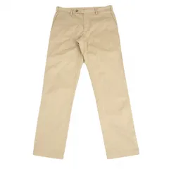 パパスプラスPapas+ 製品染めストレッチコットンチノパンツ ベージュSのサムネイル