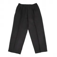 ヨウジヤマモト プールオムYohji Yamamoto POUR HOMME シルクシワ加工パンツ グレーLのサムネイル