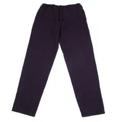 ヨウジヤマモト プールオムYohji Yamamoto POUR HOMME ウール縮絨テーパードパンツ 紺2のサムネイル