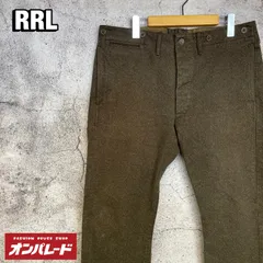 RRL ダブルアールエル ごま塩 ウールパンツ ワークパンツ シャンブレー W34のサムネイル