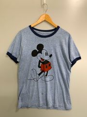 超レア】70s 80s ヴィンテージ ミッキー リンガーTシャツ 霜降りグレー