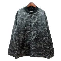 アズールバイマウジー AZUL by moussy club azul ジャケット ブルゾン 裏ボア 迷彩柄 カモフラ M グレー /MNのサムネイル