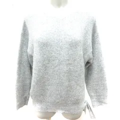 メルローズ MELROSE ニット セーター 長袖 ウエストマーク グレー /RTのサムネイル