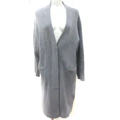 ノンブルアンペール NOMBRE IMPAIR カーディガン ニット ロング 長袖 ウール F グレー /RTのサムネイル