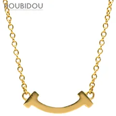 ティファニー Tiffany & Co ネックレス Tスマイル ミニ ペンダント イエローゴールド T＆Co. T smile K18YG Au750 18K 18金  62617640【中古】のサムネイル