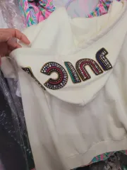 ジューシー クチュール フーディー Tシャツ アイボリー 新品 Sのサムネイル