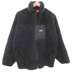 フリークスストア FREAKS STORE フリースジャケット ブルゾン ボア ジャケット M 黒 ブラック /YKのサムネイル