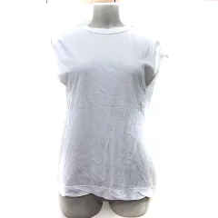 エイトン ATON Tシャツ カットソー ノースリーブ 01 S 白 ホワイト /YIのサムネイル