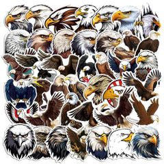 50 Eagle Stickers for Water Bottles, Laptops, Suitcases, Skateboards, Bicycles, and Cell Phones - Waterproof Vinyl - Suitable for Kids, Teens, and Adults
