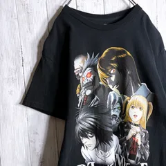 【入手困難】DEATH NOTE T-shirt デスノート リューク 弥海砂 夜神月 L キャラクター アニメ 漫画 半袖Tシャツ 古着 #A0001のサムネイル