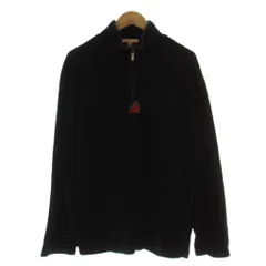 カステルバジャック CASTELBAJAC トレーナー 4 黒 ブラック ハーフジップ コーデュロイ 長袖 ロゴ刺繍 /DU7のサムネイル