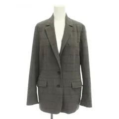 グリーンレーベルリラクシング ユナイテッドアローズ green label relaxing テーラードジャケット グレー チェック柄 長袖 /JPのサムネイル