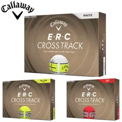 キャロウェイ ゴルフボール イーアールシークロストラック ERC CROSS TRACK 1ダース 12個入り 新品 日本正規品 2026年発売のサムネイル