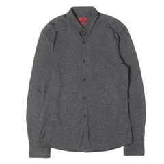 【美品】HUGO BOSS ヒューゴボス シャツ グレー系 サイズ:M メランジ ストレッチ ドレスシャツ Ero3-W 10225063 トップス カジュアルシャツ 長袖【メンズ】【中古】のサムネイル