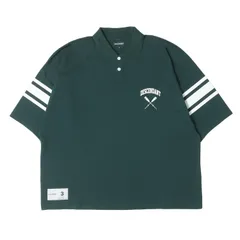 【美品】DESCENDANT ディセンダント ポロシャツ グリーン サイズ:3 22SS オーバーサイズ フットボール ポロシャツ CLUB POLO SS 221ATDS-CSM22 トップス カットソー 半袖【メンズ】【中古】のサムネイル