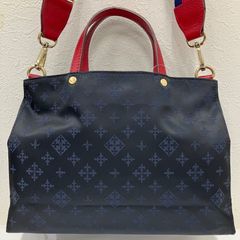 リバティロンドン イフィス ミニトートバッグ 2WAY ショルダー ブルー 