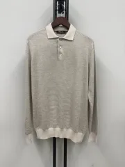 ロロ・ピアーナ カシミア カラーTシャツのサムネイル