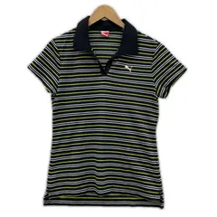 PUMA プーマ半袖シャツ sizeS/ブラック×イエロー系のサムネイル