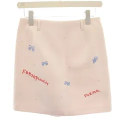 ファーファー furfur 25AW タグ付き FRESH PUNCH 刺繍スカート サンリオコラボ キュロット F ピンク RWFS254049 /HNのサムネイル