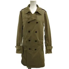 バーニーズニューヨーク BARNEYS NEW YORK トレンチコート 44 ベージュ ダブルブレスト 長袖 ミドル丈 /SH ■GY73のサムネイル