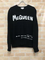 【中古】 Alexander McQueen アレキサンダーマックイーン ロゴセーター  ブラック S 111408964のサムネイル