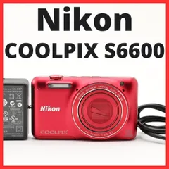 G23[8329]13美品  Nikon COOLPIX S6600 レッド G23[8329]13☆美品☆ ニコン Nikon COOLPIX S6600 レッド - メルカリ