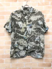 【中古】 50～60％ PENNEYS ペニーズ アロハシャツ 水墨画柄 総柄 M 111456663のサムネイル