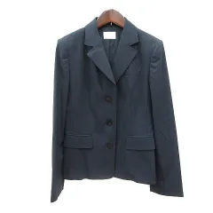 ハロッズ Harrods テーラードジャケット シングル 総裏地 2 M 紺 ネイビー /MNのサムネイル