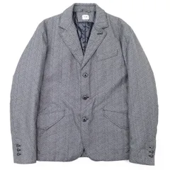 SALE【極美品】C.p. Company シーピーカンパニー ジャケット メンズ サイズ 48 ヘリンボーン 転写プリント パテッド オニオンライニング アウター グレー 灰色 イタリア製のサムネイル