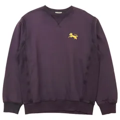 【極美品】Dior ディオール フェード スウェット サイズ S メンズ ピータードイグ コラボレーション 21AW アニマル ロゴ エンブロイダリー 刺繍 コットン100％ ヴィンテージライク トレーナー トップス パープル イエロー 黄 紫 イタリア製のサムネイル