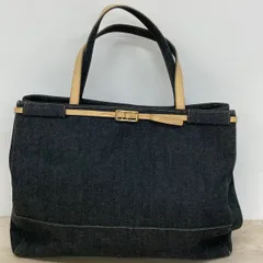 marie claire/マリクレール トートバッグ/ハンドバッグ デニム インディゴ/ネイビー ゴールド金具 レディース[OA05211]のサムネイル