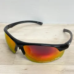 FILA フィラ スポーツサングラス 度入り ブラック ラメ/レッド系 ミラーレンズ CSA Z94.3 CZ87+ UV protection[OO00093]のサムネイル