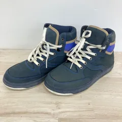 Lee/リー 52590 ハイカットスニーカー シューズ 25.0cm ネイビー/ブルー/ベージュ 紐靴 カジュアル[OA05289]のサムネイル