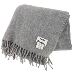 アクネストゥディオズ ACNE STUDIOS イタリア製 virgin wool 200×45cm ウール フリンジ マフラー レディース 表記無 のサムネイル