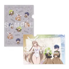 【新品】死亡遊戯で飯を食う。 クリアファイルセット CANDLE WOODS ver. 藍里＆伽羅＆萌黄【正規品】のサムネイル
