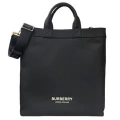 BURBERRY バーバリー トートバッグ 8063497 ブラック ナイロン 2WAYバッグ メンズ 【中古】 22607K387のサムネイル